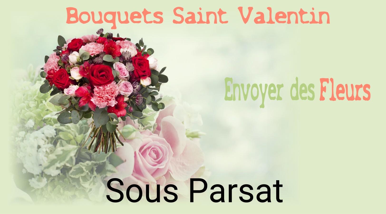 Roses de Saint-Valentin livrées à Sous-Parsat